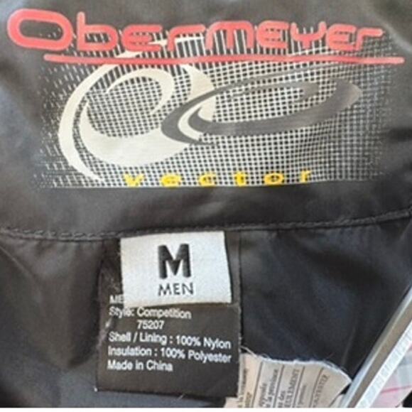 "OBERMEYER" Mens Blk Competition Snow Pants SZ M Snowmobile Snowboarding Ski - Picture 5 of 16